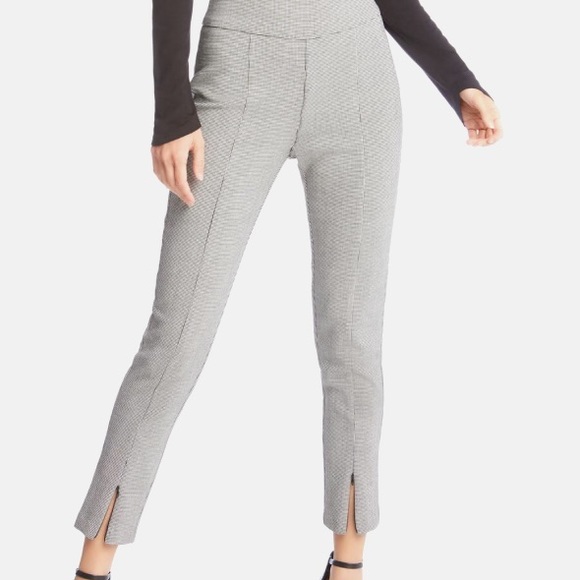 Houndstooth Skinny Zip Pants High Rise NWT - Picture 8 of 8